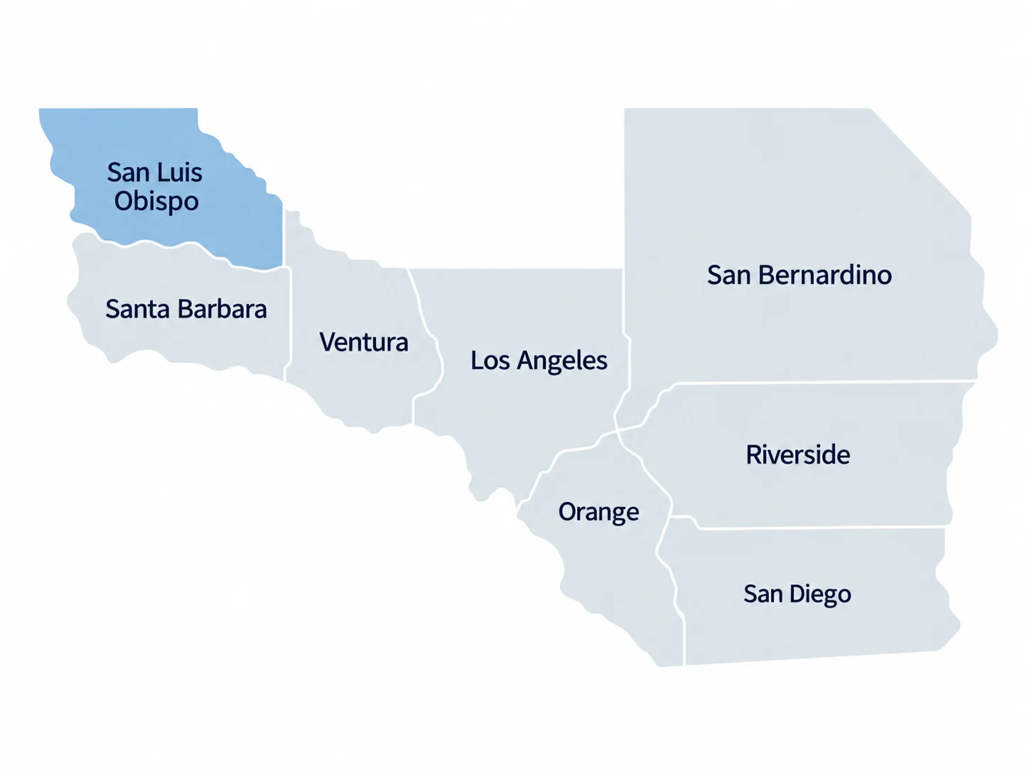 Map of San Luis Obispo