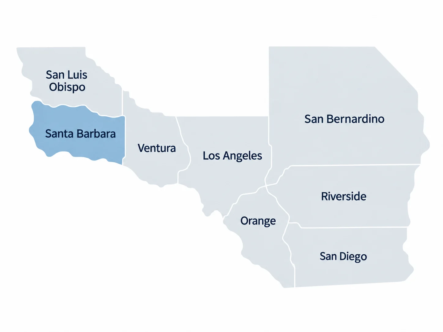 Map of Santa Barbara County